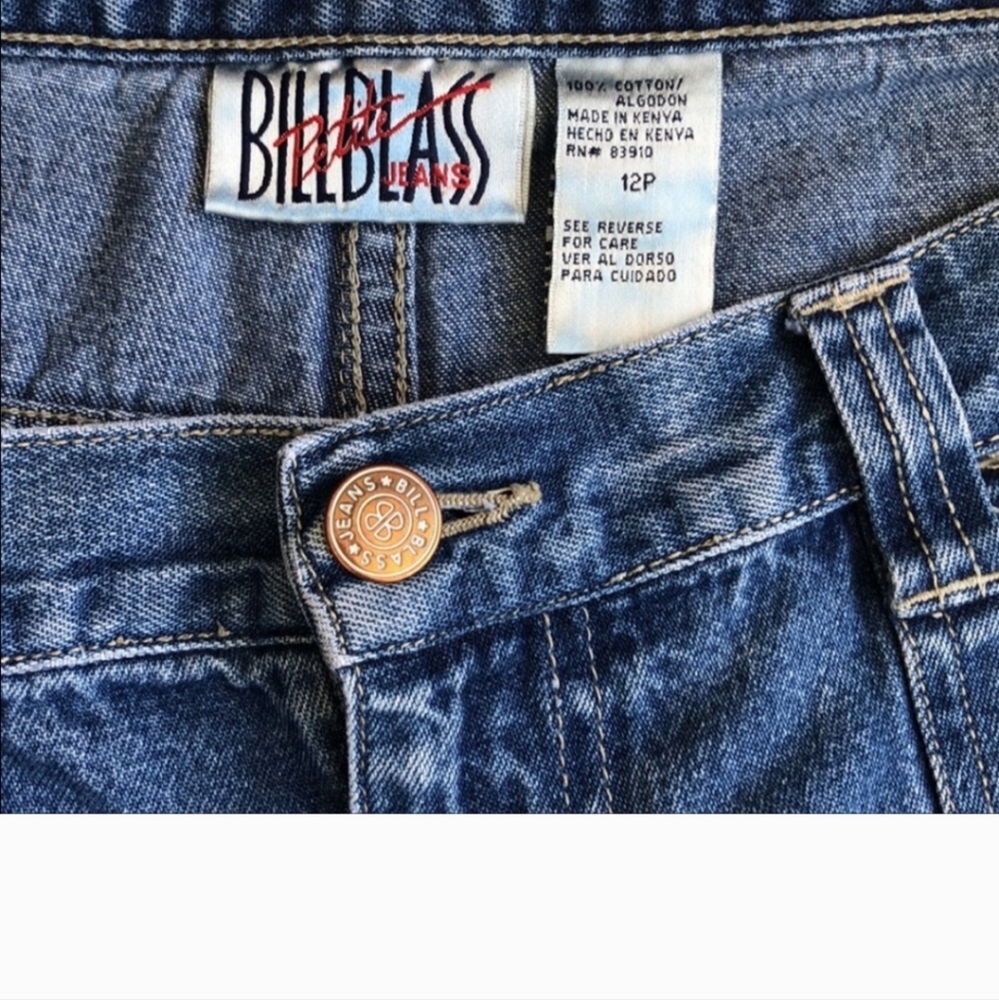 Bill Blass Jeans, carpenters' style, Denim Capris - Picture 5 of 8